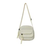 Aufona Süße Crossbody-Tasche für Damen, Kordsamt, Kawaii-Umhängetasche, ästhetisch, kleine Geldbörse, Weiss/opulenter Garten, 8.6x7x2.76 inches, Kawaii