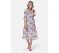 Aufregend plissiertes Kleid grün 23