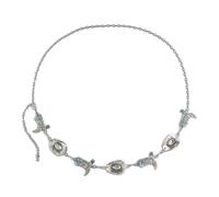 Aufwändige Bauchkette für Kleid, Westerngürtel | Ästhetischer Taillengürtel, stilvoll für Street Dance, Musik, Festival, Kleid, Gürtel, Körperschmuck