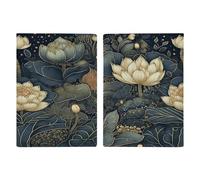 Aufwendige Reisepasshülle mit Blumenmuster, ultradünn, PU-Leder, Reisedokumenten-Organizer, kompakt, Premium-internationaler US-Pass, Schutzhülle für Damen und Herren