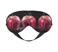 Augenmaske mit frischen Äpfeln für ultimativen Schlafkomfort, verstellbar, atmungsaktiv und stilvoll, perfekt für Lichtempfindlichkeit, Schlaflosigkeit
