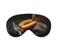 Augenmaske mit frischen Früchten, seitliche Schlafmaske, leichte Augenbinde, Schlafmaske, Nasenpolster und Gummiband für Kinder, Frauen und Männer