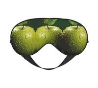 Augenmaske mit frischen grünen Äpfeln für ultimativen Schlafkomfort, verstellbar, atmungsaktiv und stilvoll, perfekt für Lichtempfindlichkeit, Schlaflosigkeit