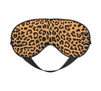 Augenmaske mit Giraffen-Druck, Unisex, Schlaf-Augenabdeckung mit verstellbaren Trägern, Reise-Augenmaske