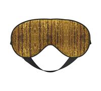 Augenmaske mit goldfarbenen Pailletten, doppelseitig weich, Verdunkelung, Augenmaske für Nickerchen, Nachtschlaf, Augenmaske