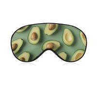 Augenmaske mit grünem Muster, Schlafmaske, Augenmasken für Schlafmasken für Damen und Herren, Schlafmaske, Reiseaugenmaske, Schlafmaske, Verdunkelung, lustige Schlafmaske, niedliche Schlafmaske