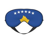 Augenmaske mit Kosovo-Motiv, weiche Verdunkelungs-Augenmaske, Reise-Augenmaske, Seitenschläfer-Augenabdeckung, Schlaf-Augenmaske für Männer und Frauen
