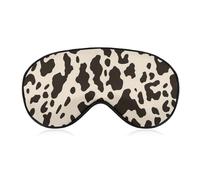 Augenmaske mit Kuhdruck, seitliche Schlafmaske, leichte Augenbinde, Schlafmaske, Nasenpolster und Gummiband für Kinder, Frauen und Männer