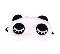 Augenmaske mit niedlichem Cartoon-Gesicht, weißer Panda, Lidschatten, Schlafmaske, Schlafmaske, Augenabdeckung, Gesundheitspflege, 3 Stile (4 Stück)