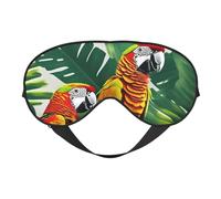 Augenmaske mit tropischen Blütenblättern für ultimativen Schlafkomfort, verstellbar, atmungsaktiv und stilvoll, perfekt für Lichtempfindlichkeit, Schlaflosigkeit