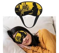 Augenmaske zum Schlafen, atmungsaktiv, lichtblockierend, Schlafmaske, arbeitende Frau, Nacht, Augenbinde, weich, bequem, Nacht-Augenschlaf für Männer und Frauen, Augenabdeckung für Nickerchen zu Hause