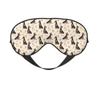 Augenmasken zum Schlafen, doppelseitig, niedlicher Rottweiler-Hund, 1 Druck, Schlafmasken für Frauen und Männer, Verdunkelung, Augenabdeckungen für Reisen/Schlafen