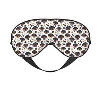 Augenmasken zum Schlafen, doppelseitig, niedlicher Rottweiler-Hundedruck, Schlafmasken für Frauen und Männer, Verdunkelungs-Augenabdeckungen für Reisen/Schlafen