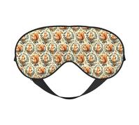 Augenmasken zum Schlafen, doppelseitig, niedliches Eichhörnchen (A) Druck, Schlafmasken für Damen und Herren, Verdunkelung, Augenabdeckungen für Reisen/Schlafen