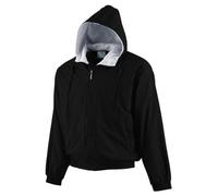 Augusta Sportswear Herren Fleecefutter Taftjacke mit Kapuze/Fleece gefüttert, Schwarz, 3XL