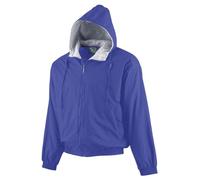 Augusta Sportswear Unisex Hooded Taffeta Jacke/Fleece gefüttert XXXL violett