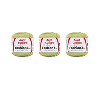 Aunt Lydia Fashion Lime Crochet - 3 Packungen mit 150 m / 137 m - Baumwolle - Gauge 3 - gehäkelt