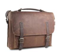 BIG FELLA Laptoptasche hazelnut