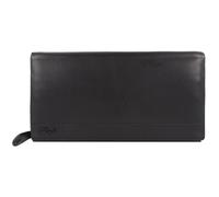 aunts & uncles Norwegians Vilde Geldbörse RFID Schutz Leder 19 cm schwarz