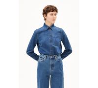 ARMEDANGELS AURELAA - Frauen Regular Fit Bluse - blau XS airflow