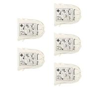 Aurgiarme Kleine Reise-Aufbewahrungstaschen, essentielle Leinenstruktur-Organizer, geeignet für Ladekabel, Kopfhörer, Zubehör-Organizer