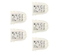 Aurgiarme Kleine Reise-Aufbewahrungstaschen, essentielle Leinenstruktur-Organizer, geeignet für Ladekabel, Kopfhörer, Zubehör-Organizer