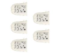 Aurgiarme Kleine Reise-Aufbewahrungstaschen, essentielle Leinenstruktur-Organizer, geeignet für Ladekabel, Kopfhörer, Zubehör-Organizer