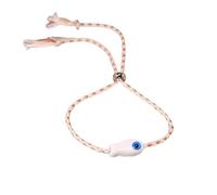 Aurgiarme Verstellbares Keramik Fischperlen Armband Stil Schmuck Für Frauen Und Mädchen Vielseitiges Handgelenk Und Knöchel Accessoire Handgefertigtes Keramik Fisch Armband