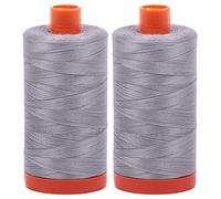 Aurifil 50 WT - Mist (2606) Solid - Mako-Baumwollgarn - je 1400 m