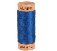 Aurifil Baumwoll-Mako-Faden, 80 W, mittelgroß, Delftblau