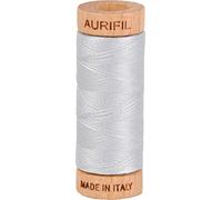 Aurifil Faden aus ägyptischer Baumwolle, 80 W, 280 m (#2600 Taube)