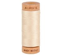 Aurifil Faden aus ägyptischer Baumwolle, 80 W, 280 m, Hellbeige