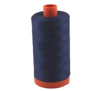 aurifil Gewinde 2784 Dark Navy Baumwolle Mako-50 WT Große Spule 1300 M