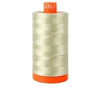 Aurifil Mako-Baumwollfaden, solide, 50 W, 1400 m, helles Lorbeergrün, Baumwolle, 1300