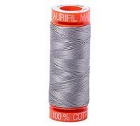 Aurifil Thread Aurifil Mako-Baumwollgarn, 50 W, 200 m, Nebel