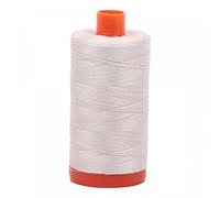 AURIFIL USA Aurifil 50 Wt Baumwolle, 1,4 m, Silber, 1400 m, Silberweiß