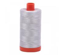 AURIFIL USA Aurifil 50 Wt Baumwolle, 1,422 m, Aluminium, 1400 m