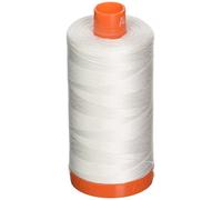 AURIFIL USA Aurifil 50 Wt Baumwolle, 1,422 m, Naturweiß