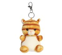 AURORA, 34121 Palm Pals Meow Kitty Clip-on, 10 cm, Plüschtier, Orange & Weiß