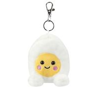 AURORA 61640 Palm Pals Bobby Egg Clip-On, 10cm, Plüschtier, weiß