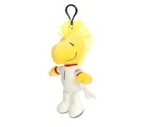 Aurora® Adorable Peanuts® Spacesuit Woodstock Clip-On - Offiziell lizenziertes Spielzeug für alle Snoopy-Fans - Nostalgisches Geschenk für Erwachsene und Geburtstagsfeiern - Weiß 6,5 Zoll