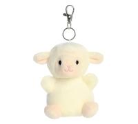 AURORA, Palm Pals Woolly Lamb Clip-On, 10 cm, Plüschtier, weiß, 34139