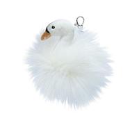 Aurora world 35132 - Plüsch Schlüsselanhänger Schwan 12cm