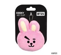 Aurora World BT21 Cooky Schlüsselclip, braun, 61334