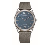 Citizen AR3120-24L Suratto Herrenuhr 38,5 mm Solar Edelstahl Saphirglas Blau Lederarmband