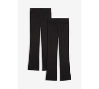 Leggings BONPRIX, Damen, Gr. 40/42 (M), N-Gr, schwarz, Jersey, Obermaterial: 95% Baumwolle, 5% Elasthan, slim fit, Hosen Leggings, aus Baumwolle, mit Elasthan-Anteil, Slim Fit Passform (21137915-40) s