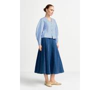 Ausgestellter Jeansrock 38 denim blue