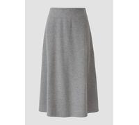 Ausgestellter Midi-Rock aus leichtem Sweat 34 grau 2170106.97W1.34