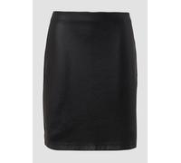 Ausgestellter Mini-Rock aus Kunstleder 38 schwarz 2175538.9999.38