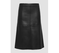Ausgestellter Rock aus Lederimitat 32 schwarz 2156109.9999.32